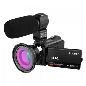 Andoer 4K 1080P 48MP WiFi Digital Video Camera