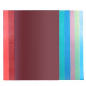 6pcs 25 * 20cm Transparent Lighting Color Correction Gel Sheets Filter Set for Flash Light Speedlite