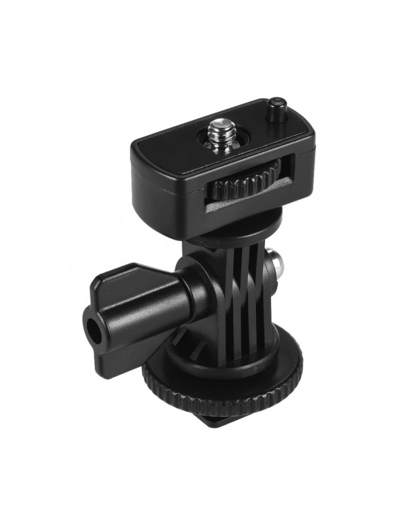Adjustable Cold Hot Shoe Mount Adapter with 1/4