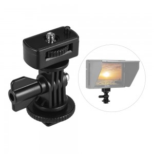 Adjustable Cold Hot Shoe Mount Adapter with 1/4