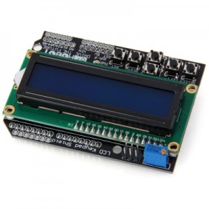 LCD1602 Character LCD Keypad Shield