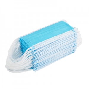 50PCS 3-layer Face Masks with Elastic Ear Loop Dustproof Anti-bacteria Disposable Protection